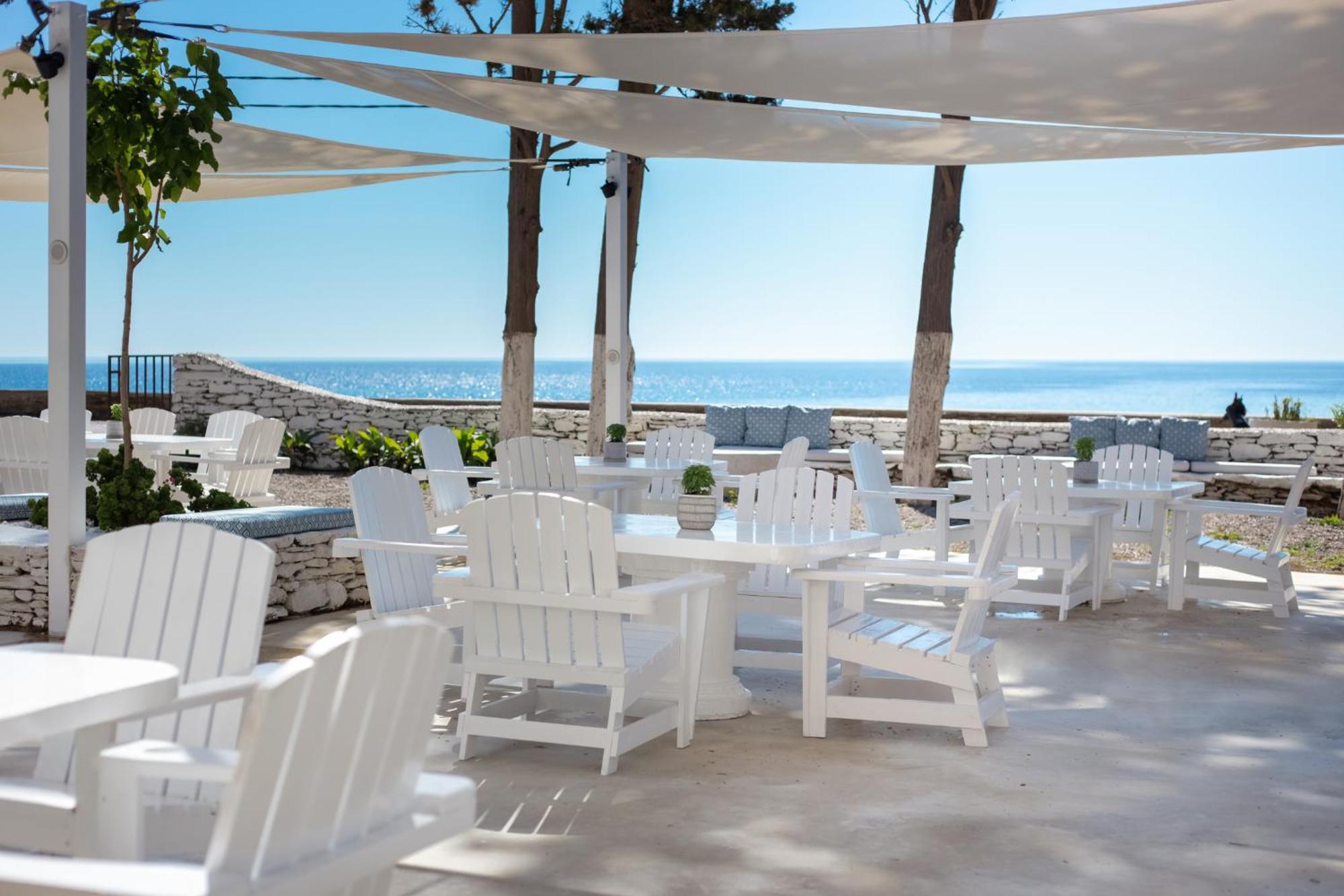 Micra Anglia Boutique Hotel & Spa Andros Town Bagian luar foto